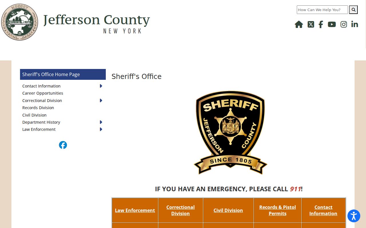 Jefferson County criminal records Sheriff Office services